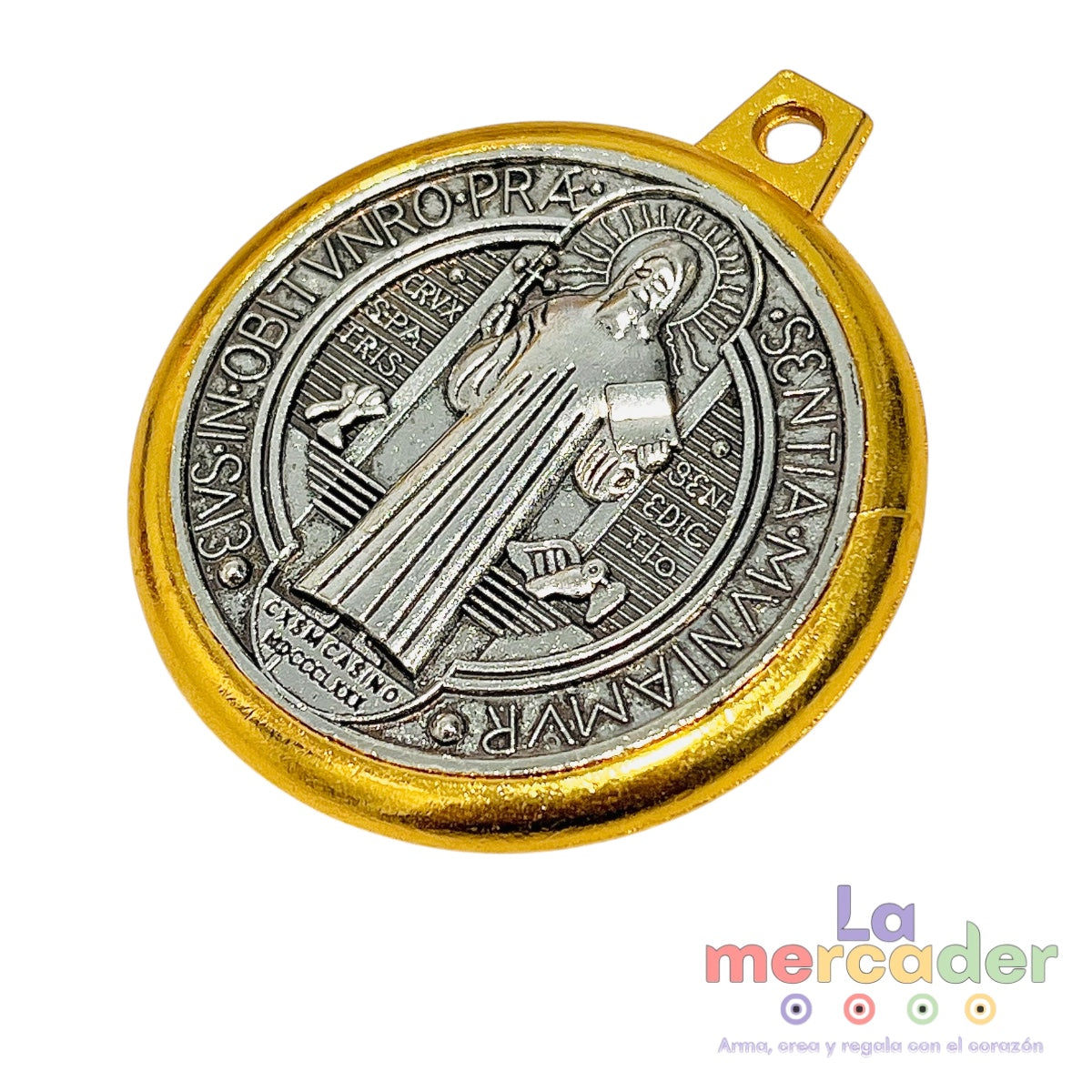 1 Medalla San Benito 3.5cm metálica
