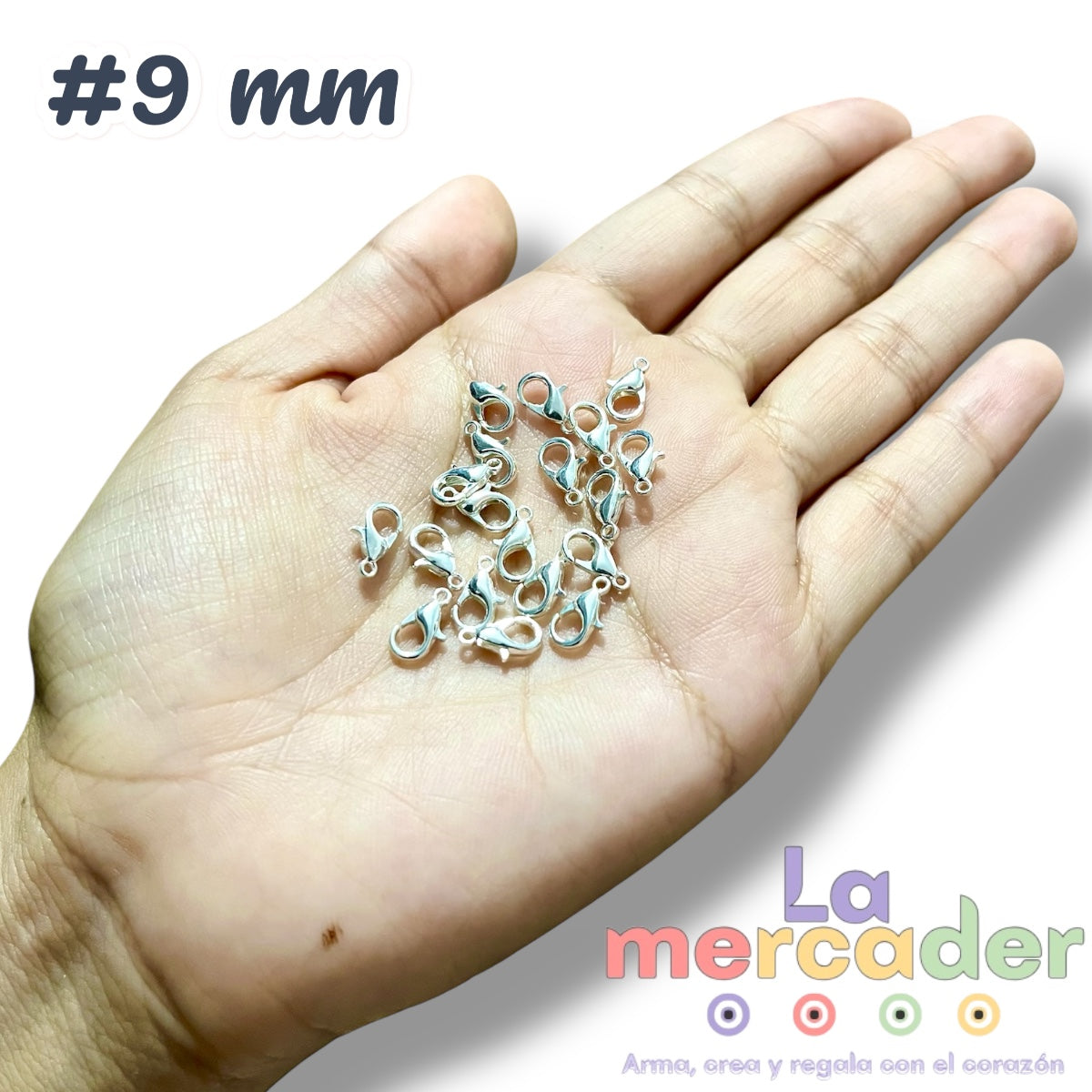 50 piezas de pericos, broches para bisutería, broche langosta, broche metálico