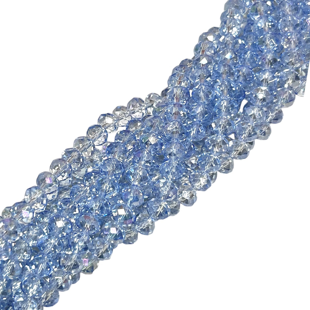 1 Mazo (10 tiras) Cristal Dona Checo 8mm
