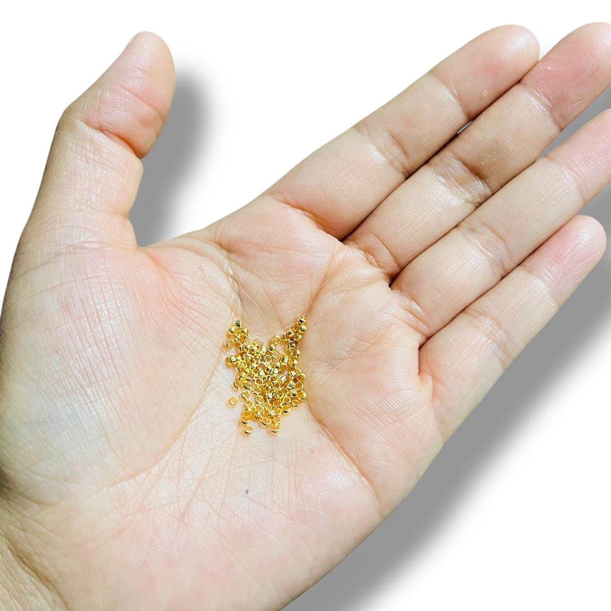 1gr Grapa 2.0mm Chapa de Oro (80pz x gramo)