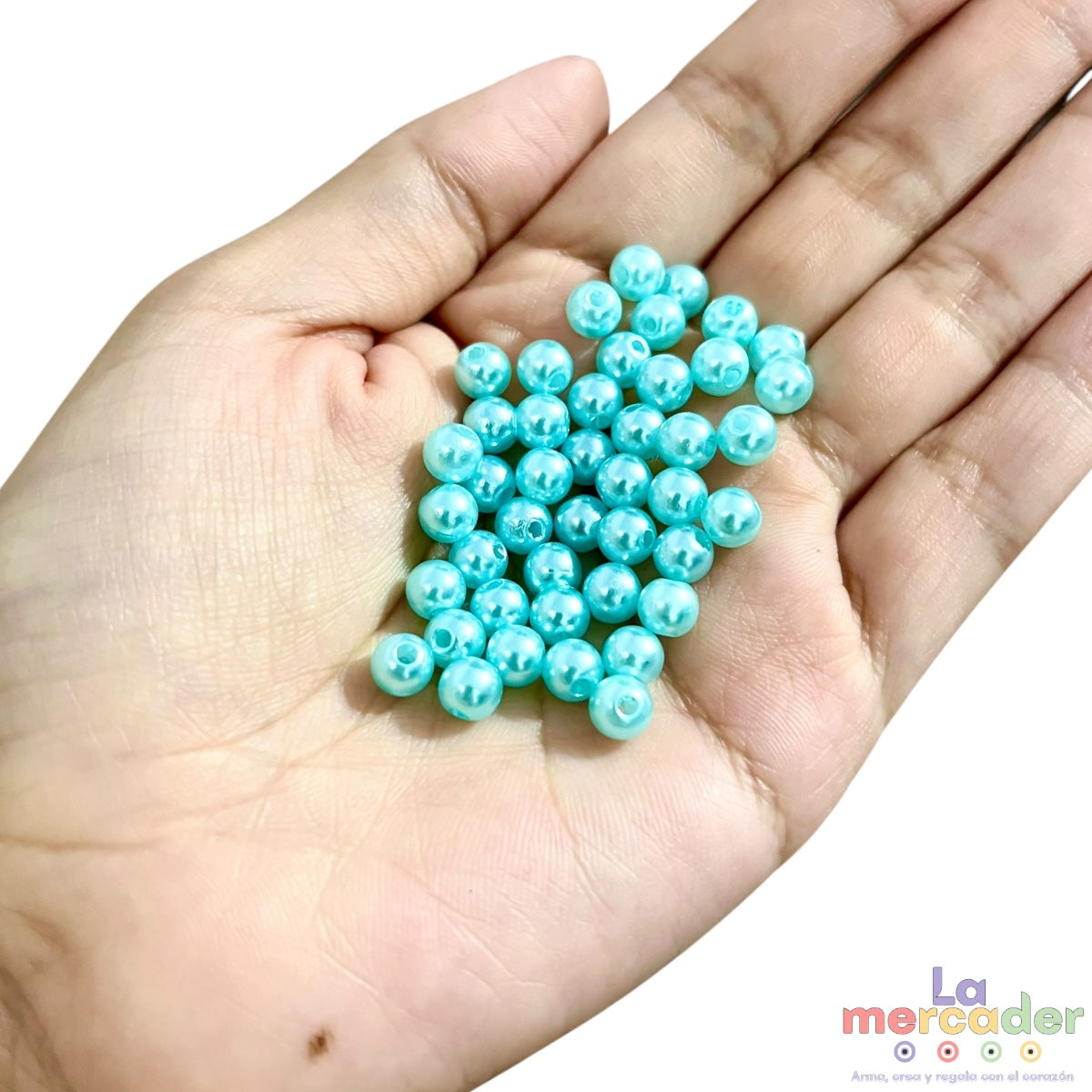 250 gr Perla sintética #6 en colores