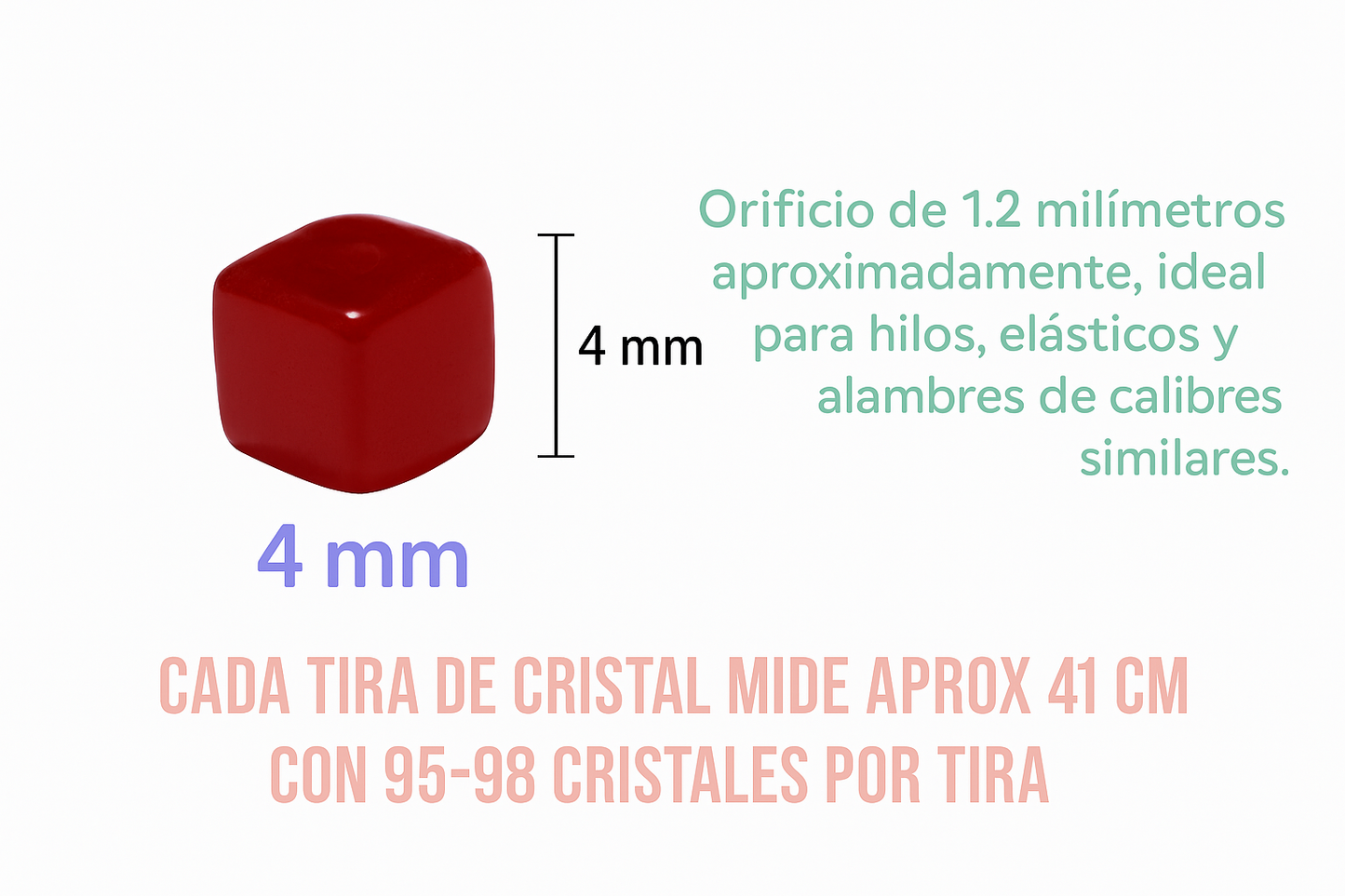 Cristal cubo #4 pixel GLASS