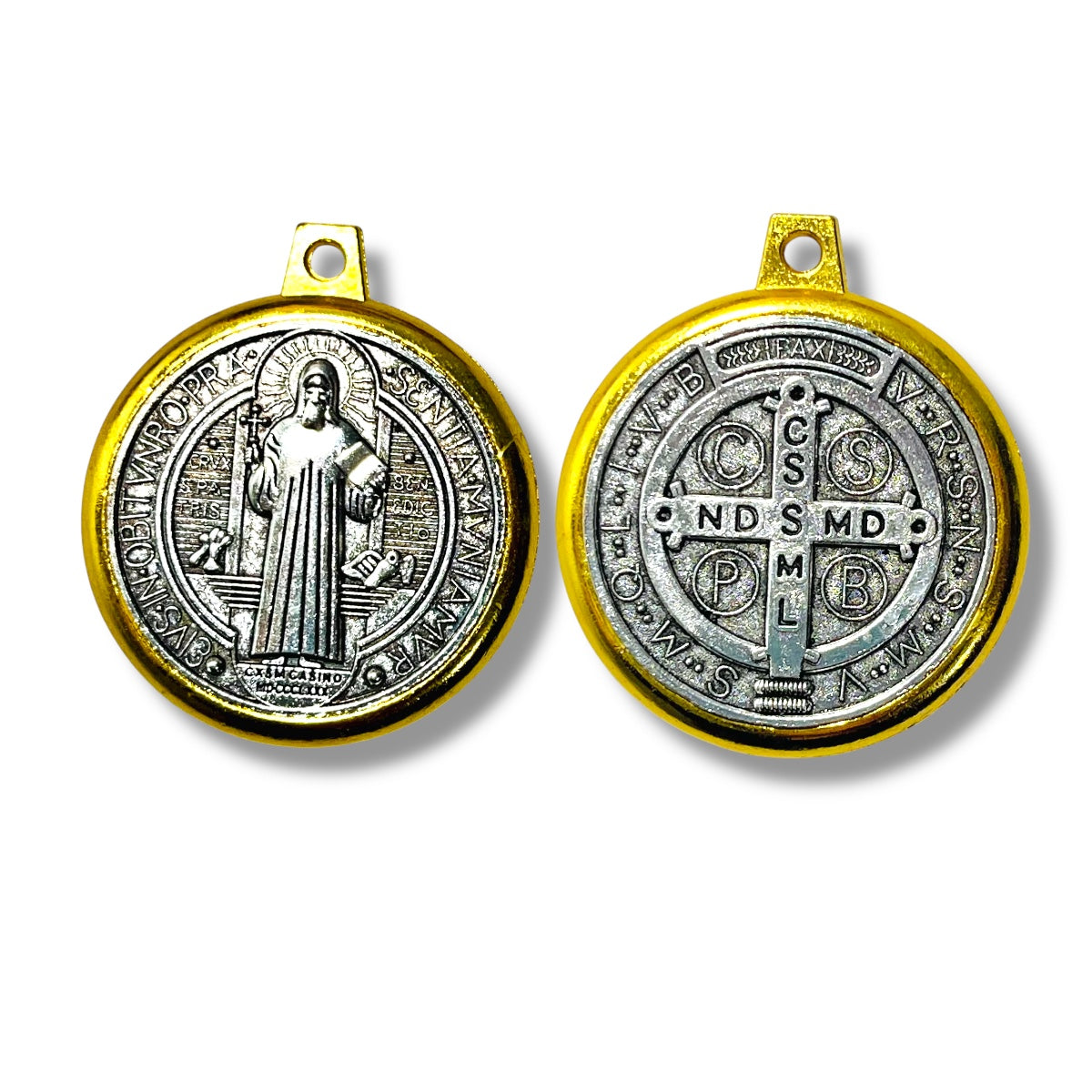 1 Medalla San Benito 3.5cm metálica