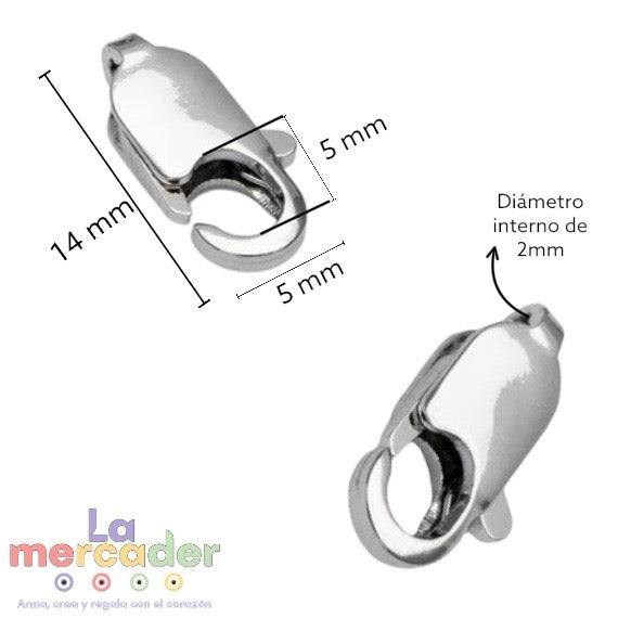 10 pz Broche Perico o Broche Ballena- broche metálico