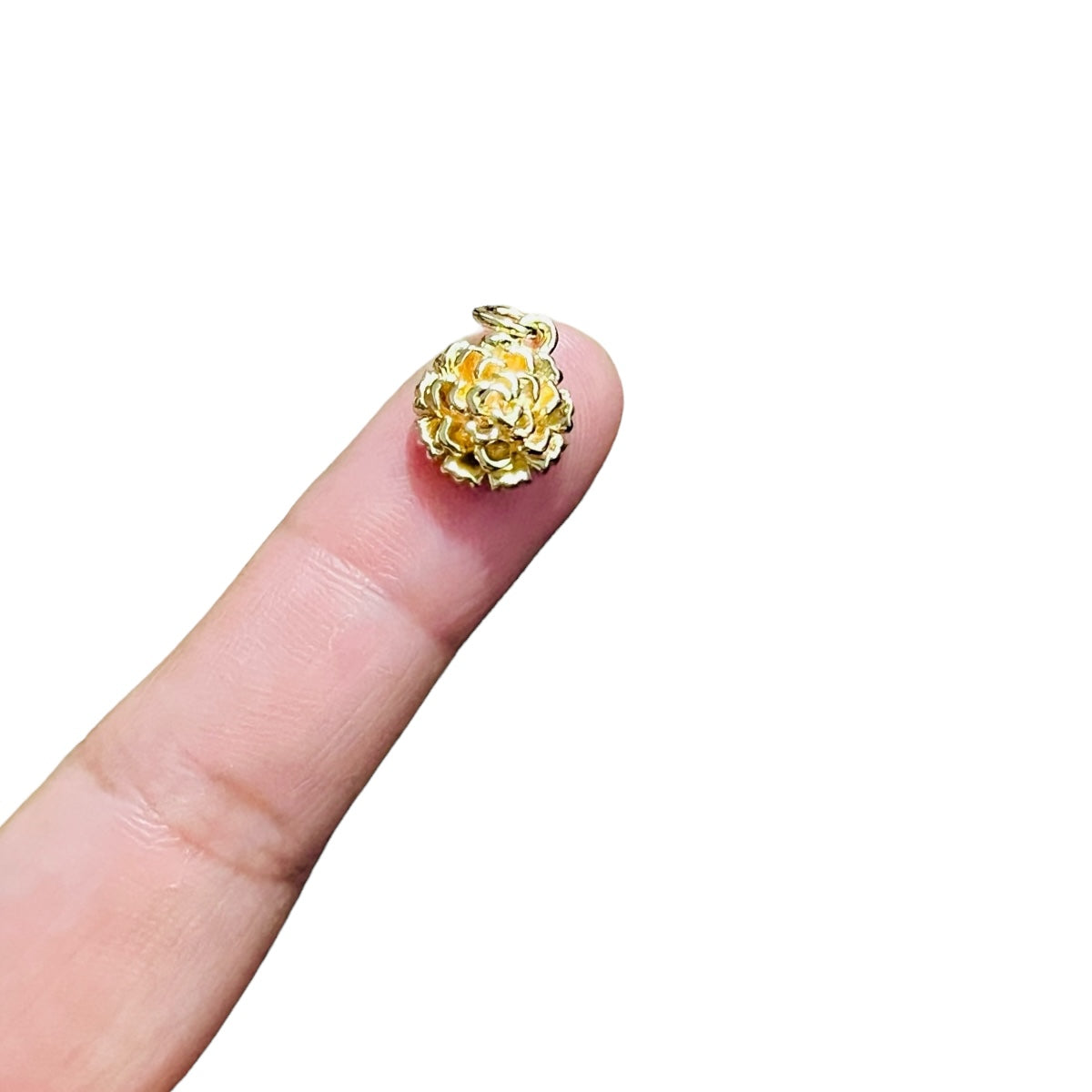 1pz Dije Cempasúchil, dije Chapa de Oro