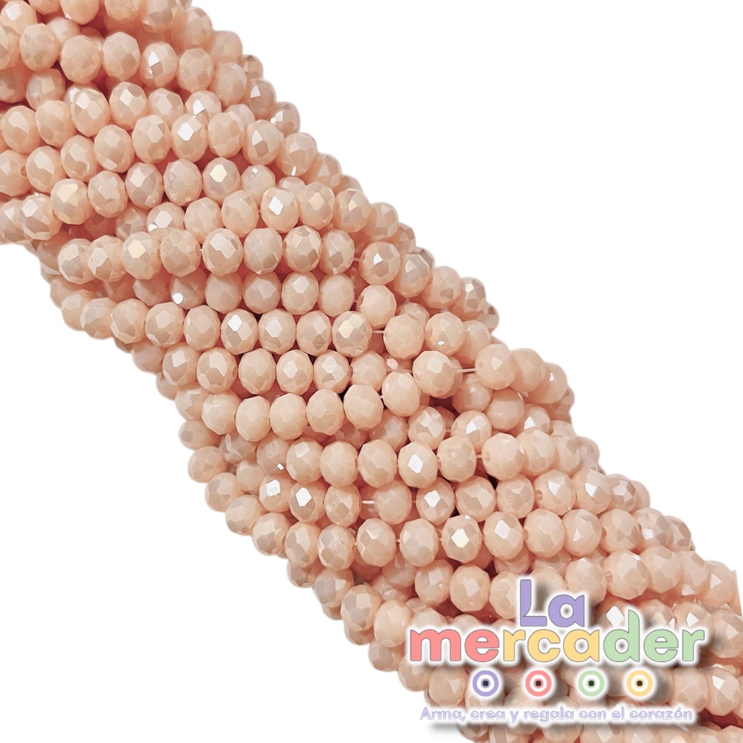 1 Tira Cristal Checo Facetado #6, Joyería, Tira 80 A 85 Pz