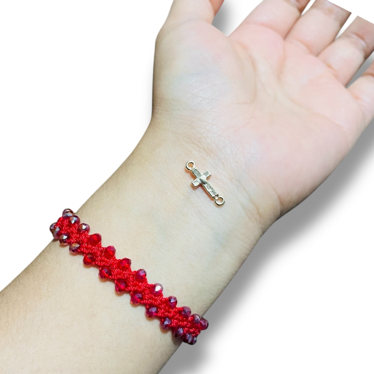 2 pz cruz transversal para pulsera