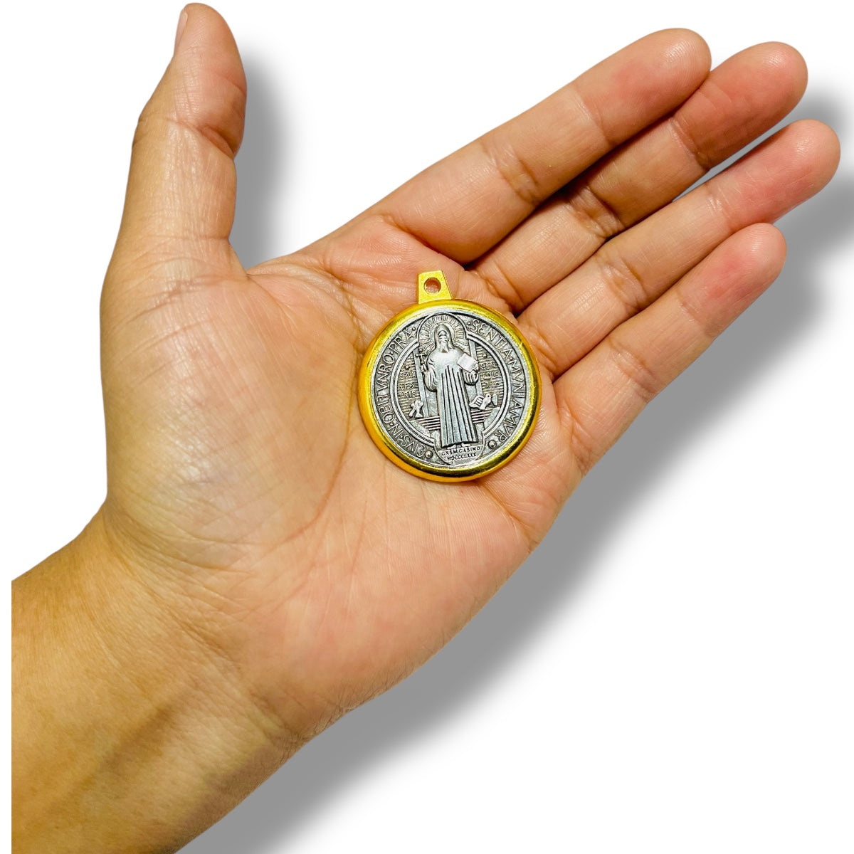 1 Medalla San Benito 3.5cm metálica