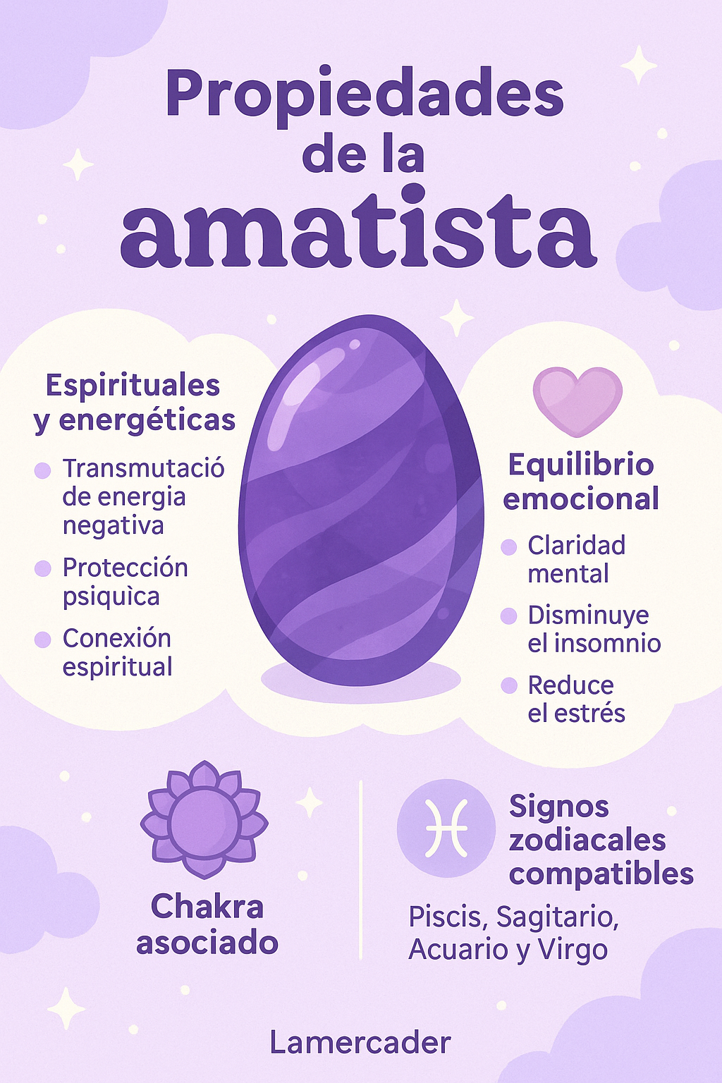 1 Tira de amatista natural – Cuentas redondas para bisutería energética