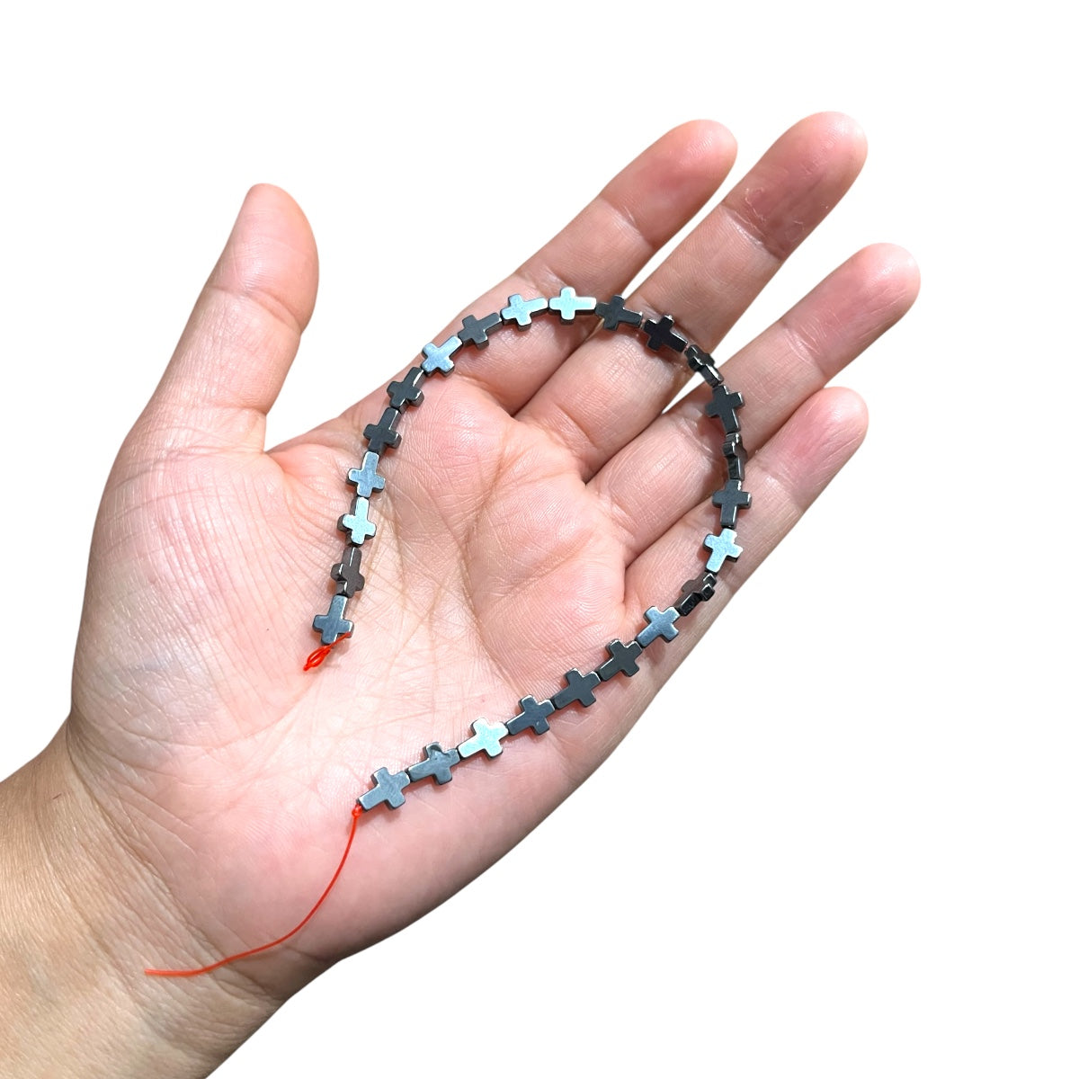 ✝️ Cruces de Hematita — Fuerza y estilo en cada cuenta ⚫