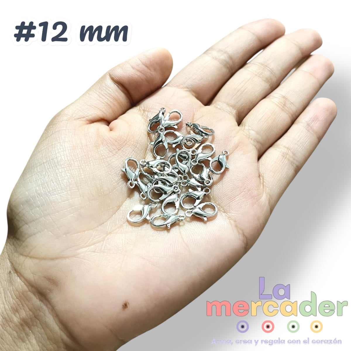 50 piezas de pericos, broches para bisutería, broche langosta, broche metálico