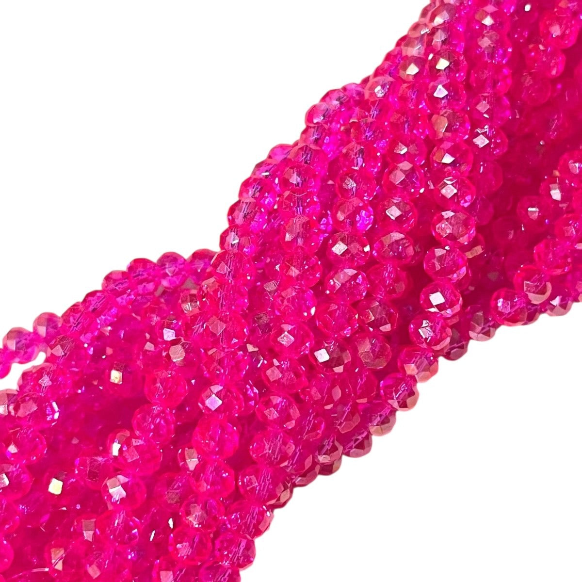 1 Tira Cristal Checo Facetado #6, Joyería, Tira 80 A 85 Pz