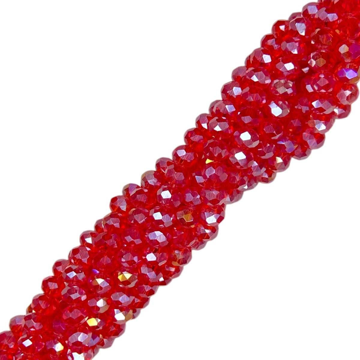 1 Tira Cristal Checo Facetado #6, Joyería, Tira 80 A 85 Pz