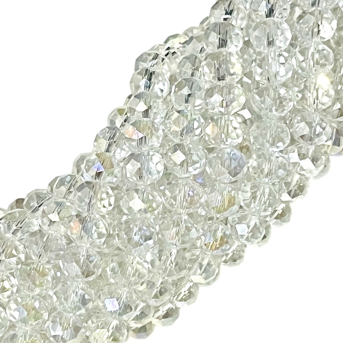 1 Tira Cristal Checo Facetado #6, Joyería, Tira 80 A 85 Pz