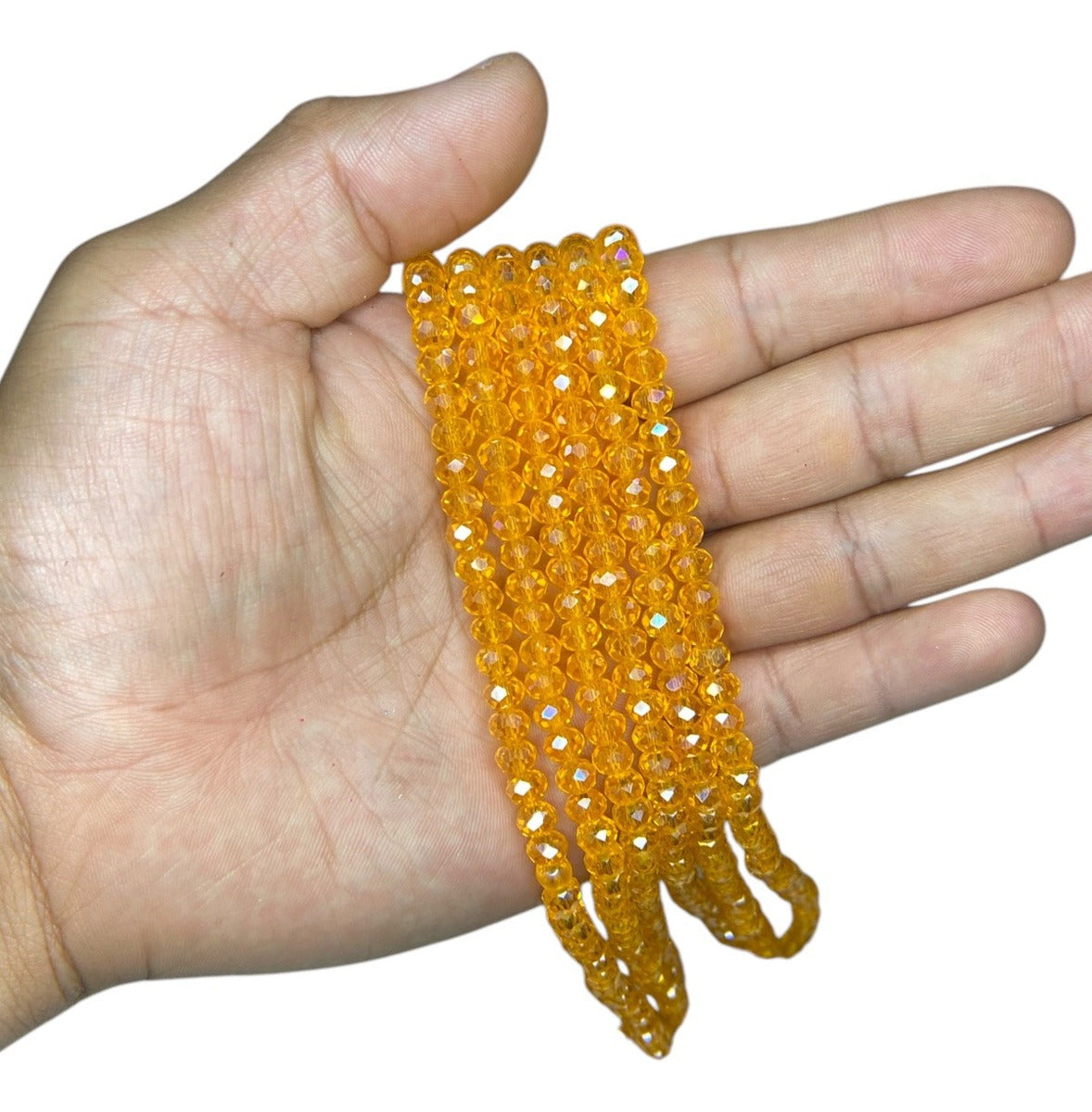 1 Tira Cristal Checo Facetado #6, Joyería, Tira 80 A 85 Pz