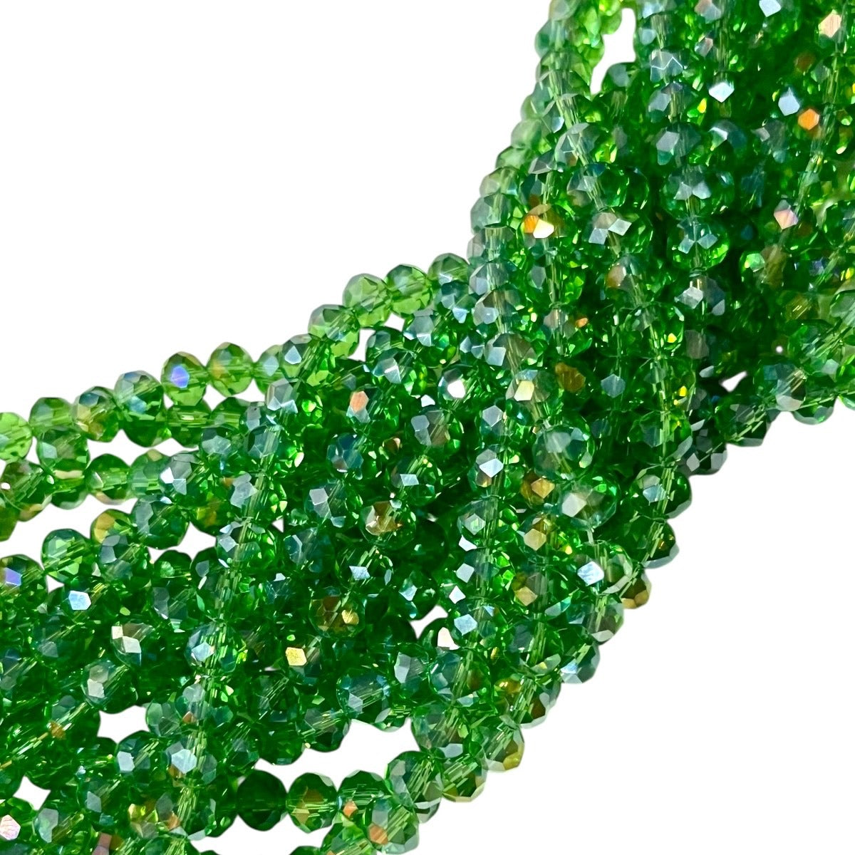 1 Tira Cristal Checo Facetado #6, Joyería, Tira 80 A 85 Pz