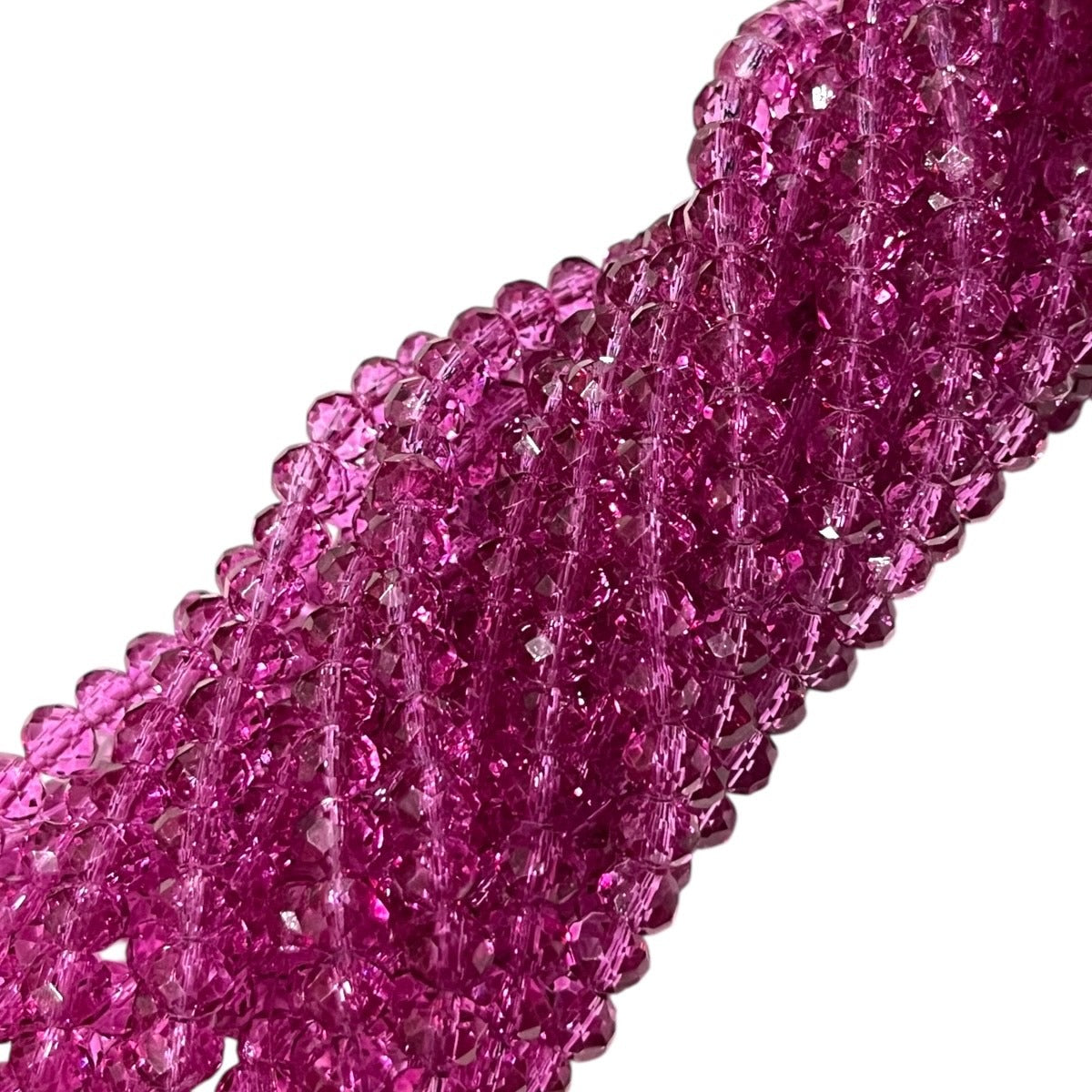 1 Tira Cristal Checo Facetado #6, Joyería, Tira 80 A 85 Pz