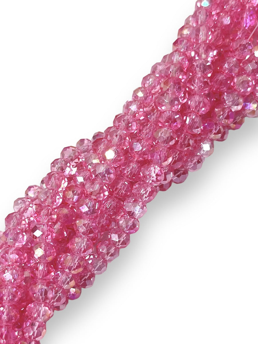1 Tira Cristal Checo Facetado #6, Joyería, Tira 80 A 85 Pz