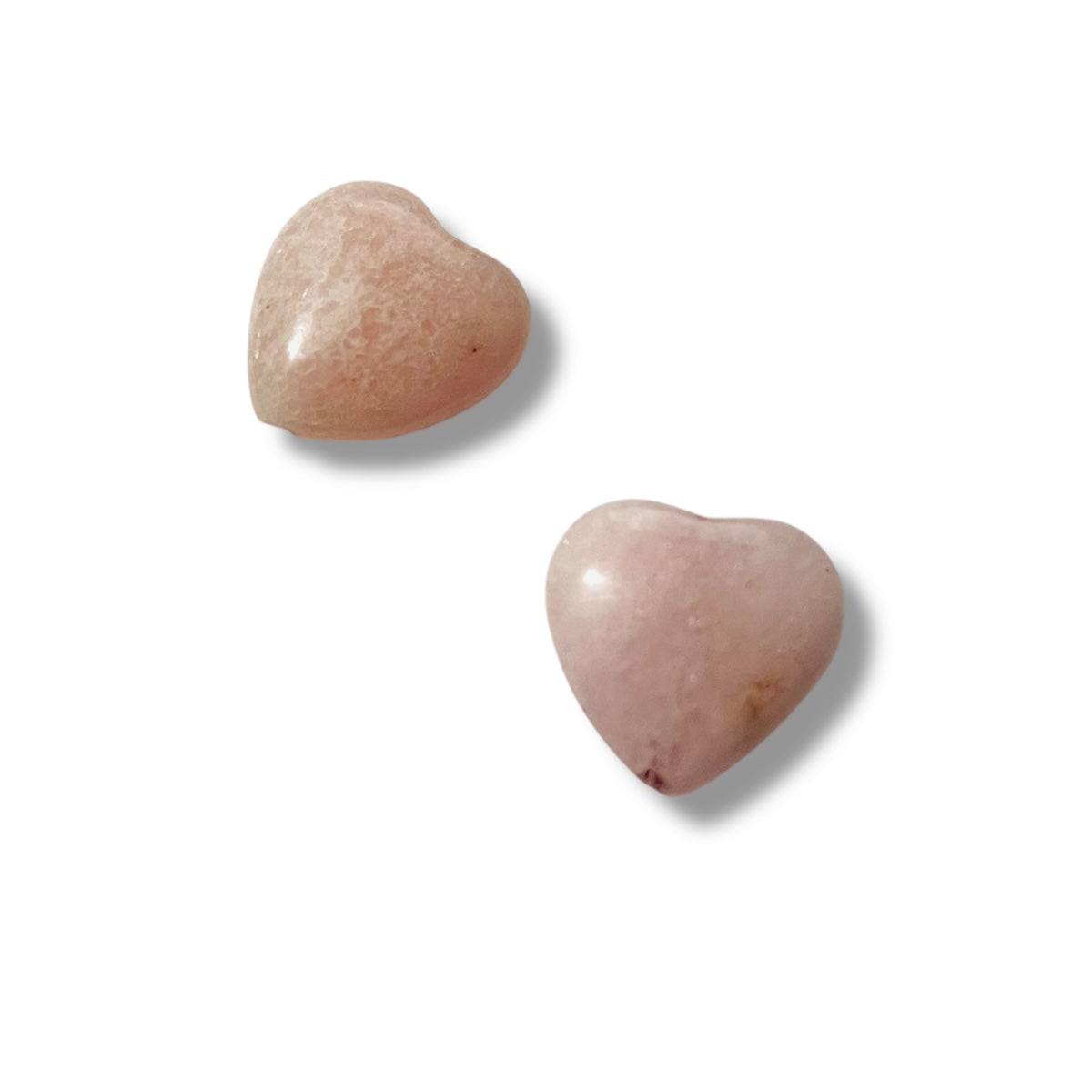 1 Tira Corazones de Aventurina Rosa 10 pz