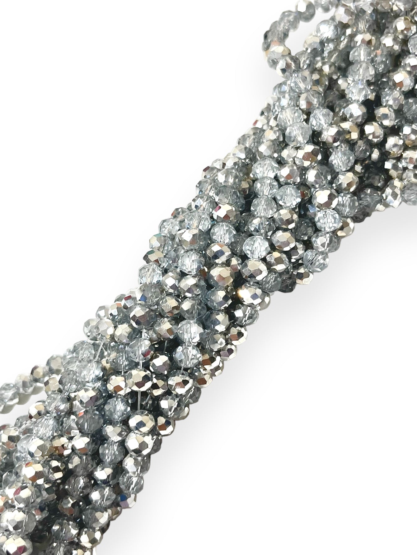1 Tira Cristal Checo Facetado #6, Joyería, Tira 80 A 85 Pz