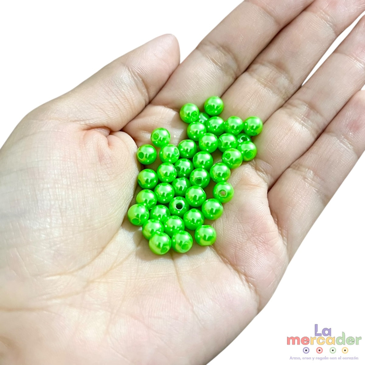250 gr Perla sintética #6 en colores