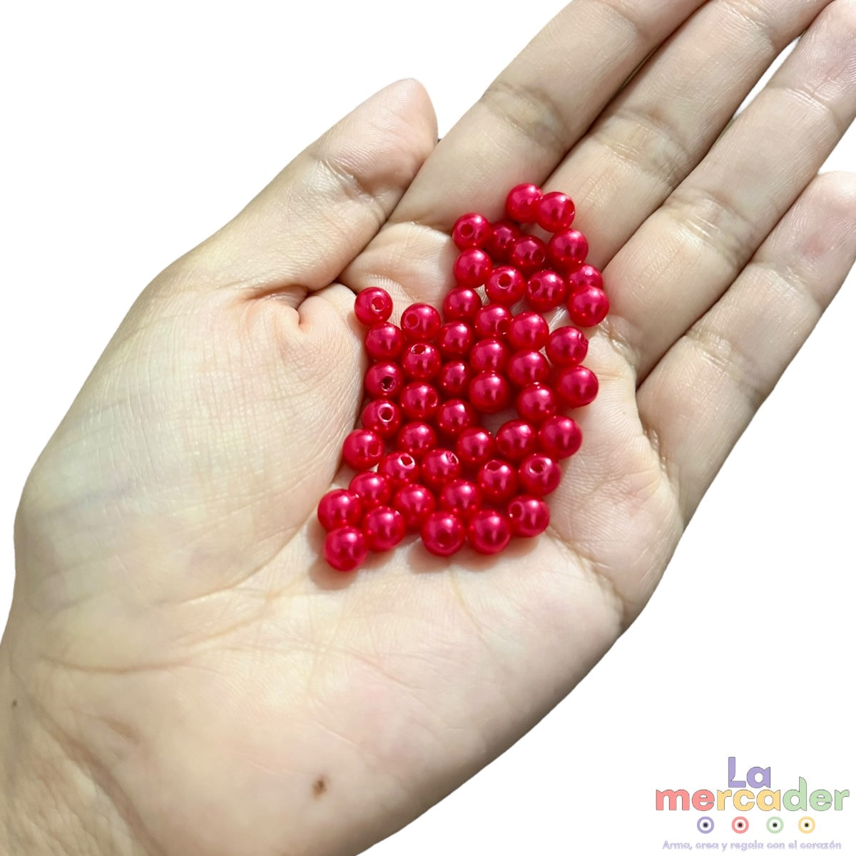 250 gr Perla sintética #6 en colores