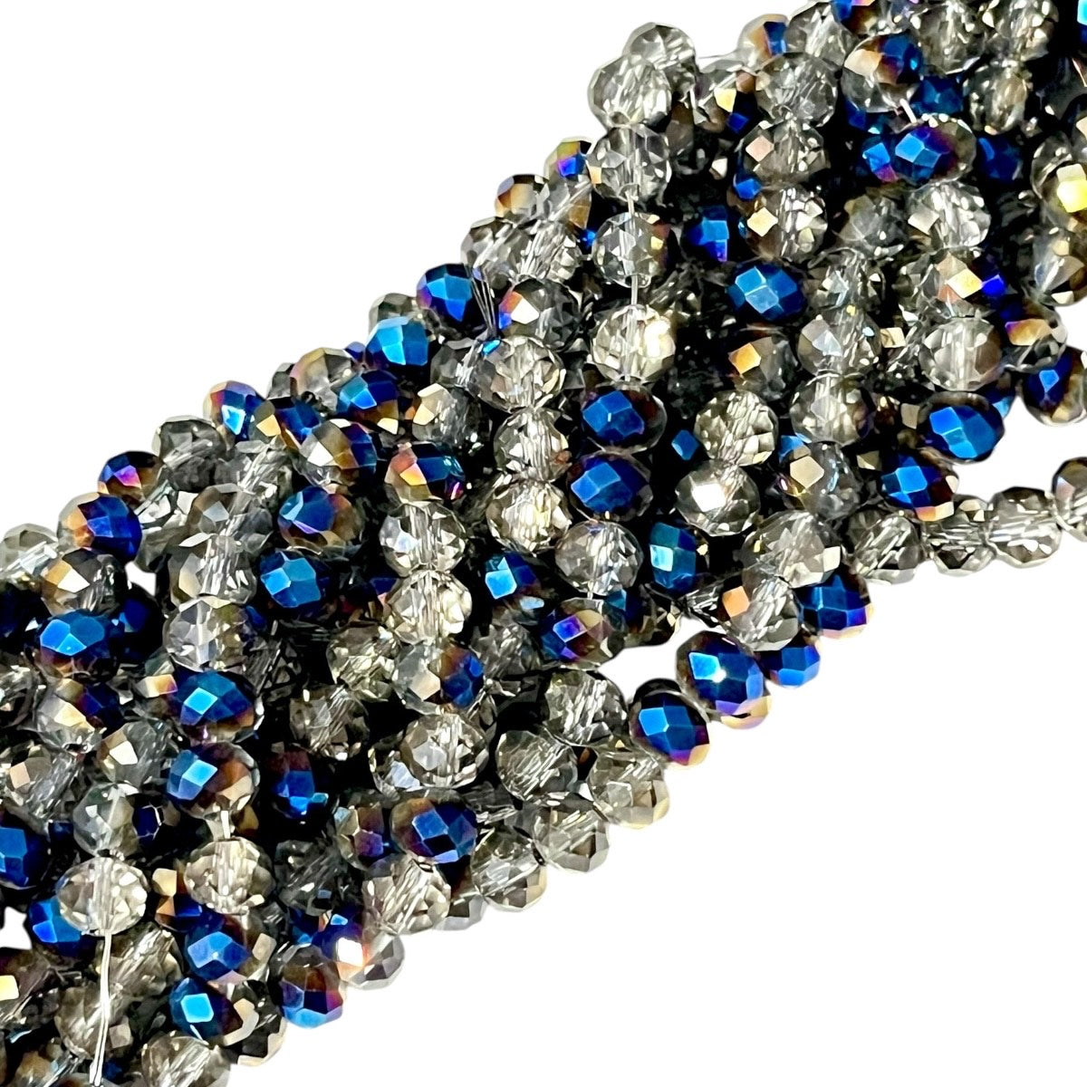 1 Tira Cristal Checo Facetado #6, Joyería, Tira 80 A 85 Pz