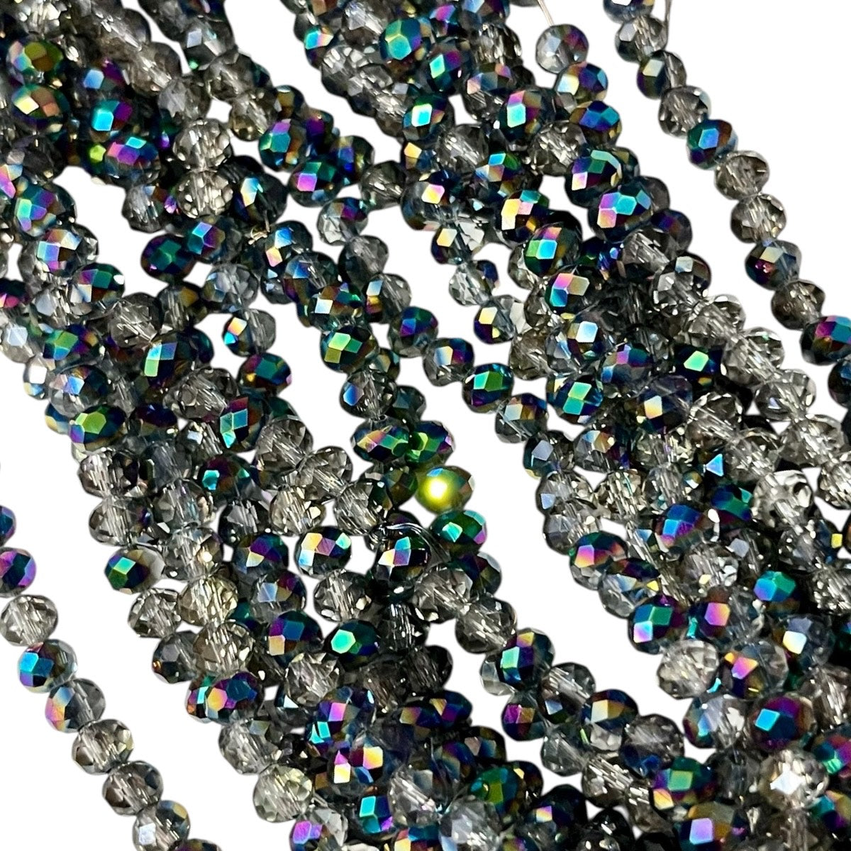 1 Tira Cristal Checo Facetado #6, Joyería, Tira 80 A 85 Pz