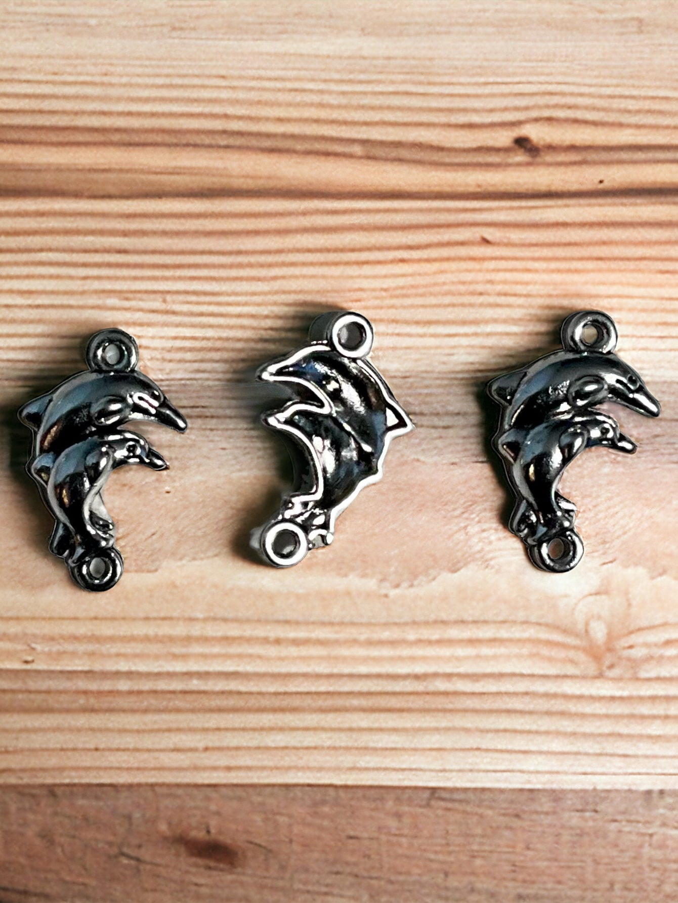 50pz dije delfín pewter para bisutería