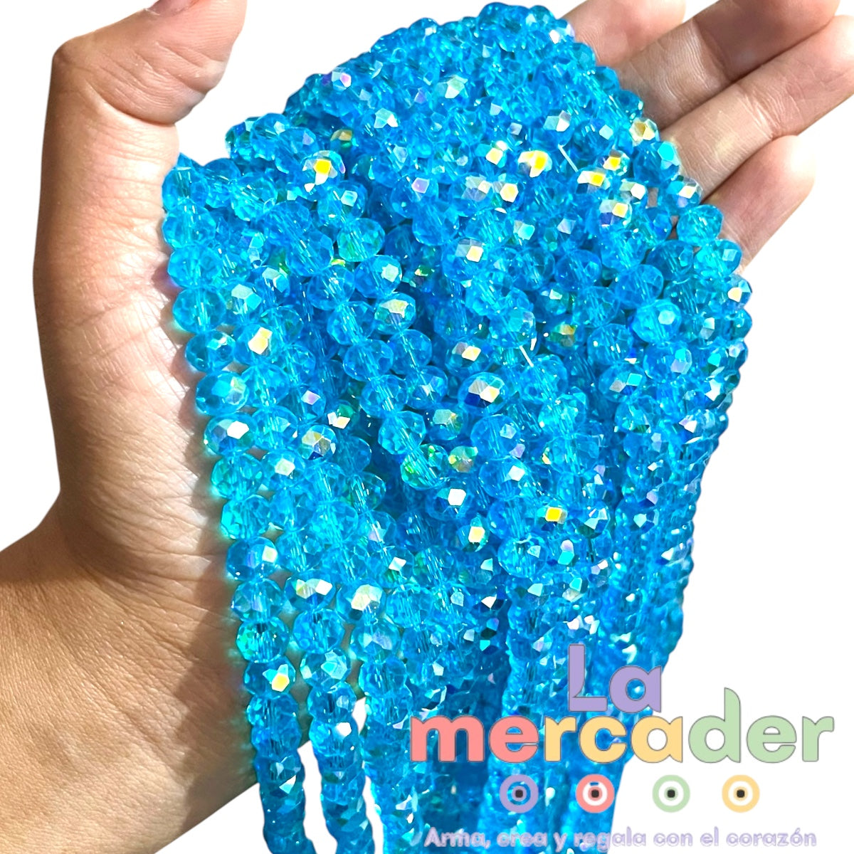 1Tira Cristal #8 AB-Doble Tornasol (60-65pz)