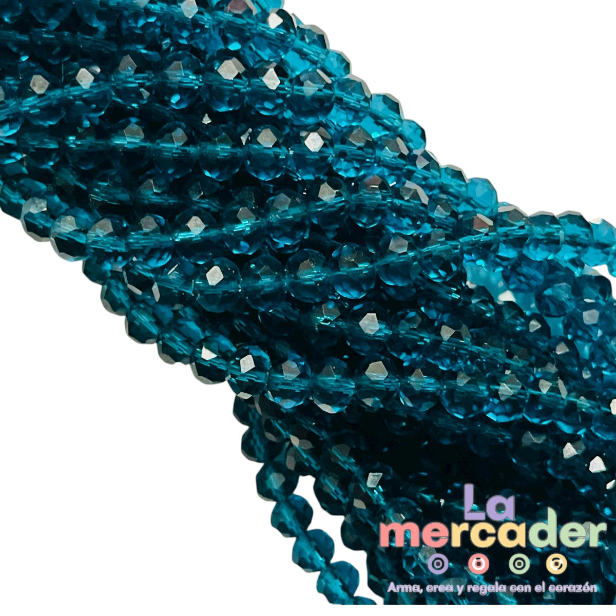 1 Tira Cristal Dona Checo 8mm – Brillo que Inspira ✨