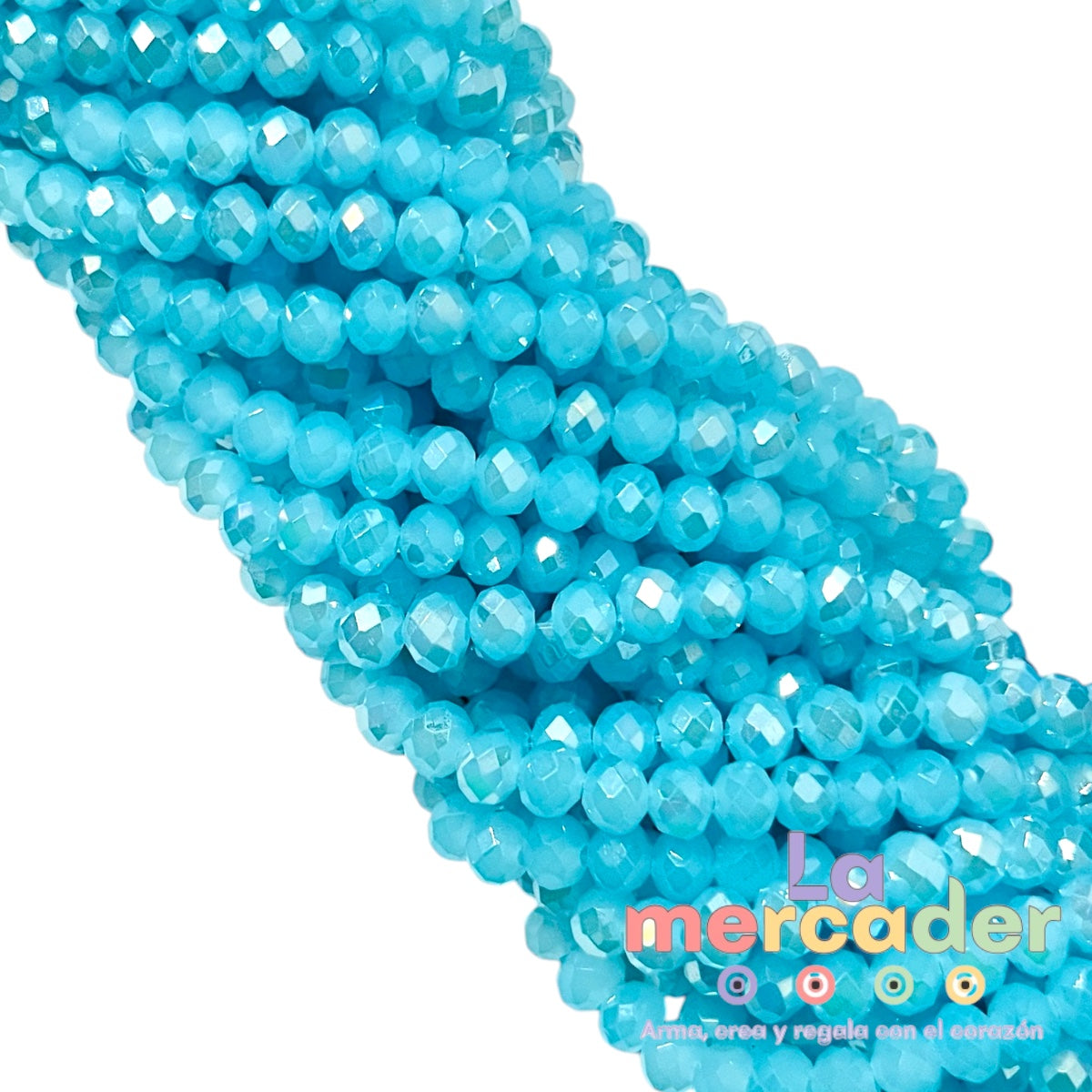 1 Tira Cristal Checo Facetado #6, Joyería, Tira 80 A 85 Pz