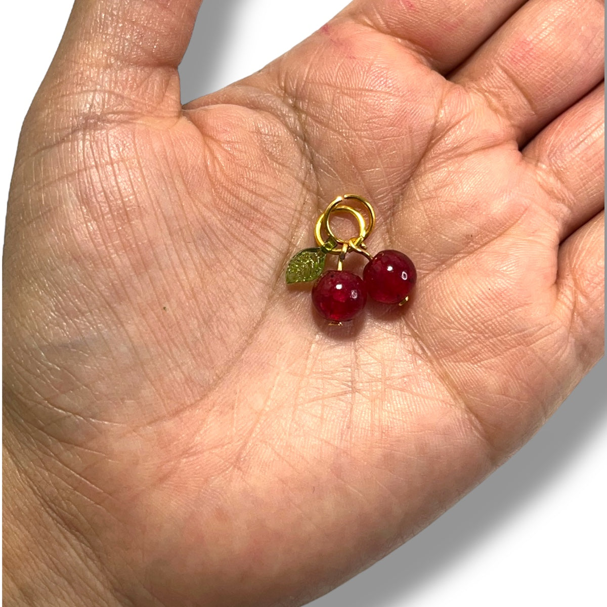 10pz dije cereza cristal, cherry charms