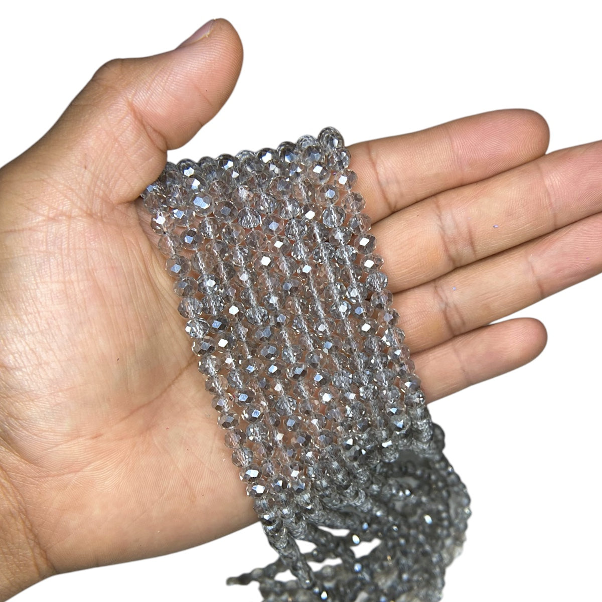 1 Tira Cristal Checo Facetado #6, Joyería, Tira 80 A 85 Pz