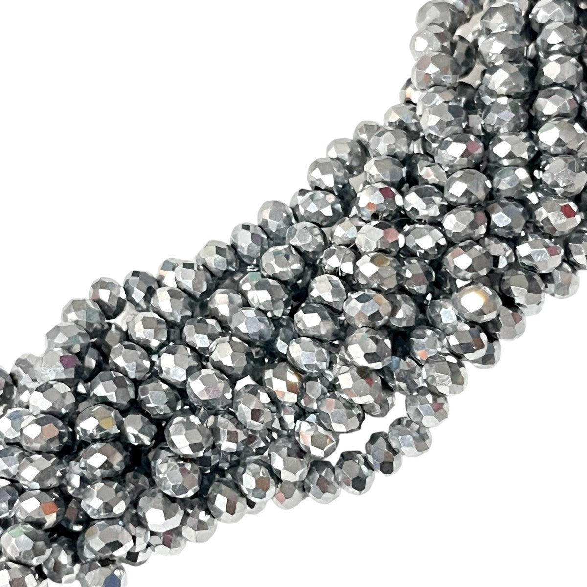 1 Tira Cristal Checo Facetado #6, Joyería, Tira 80 A 85 Pz