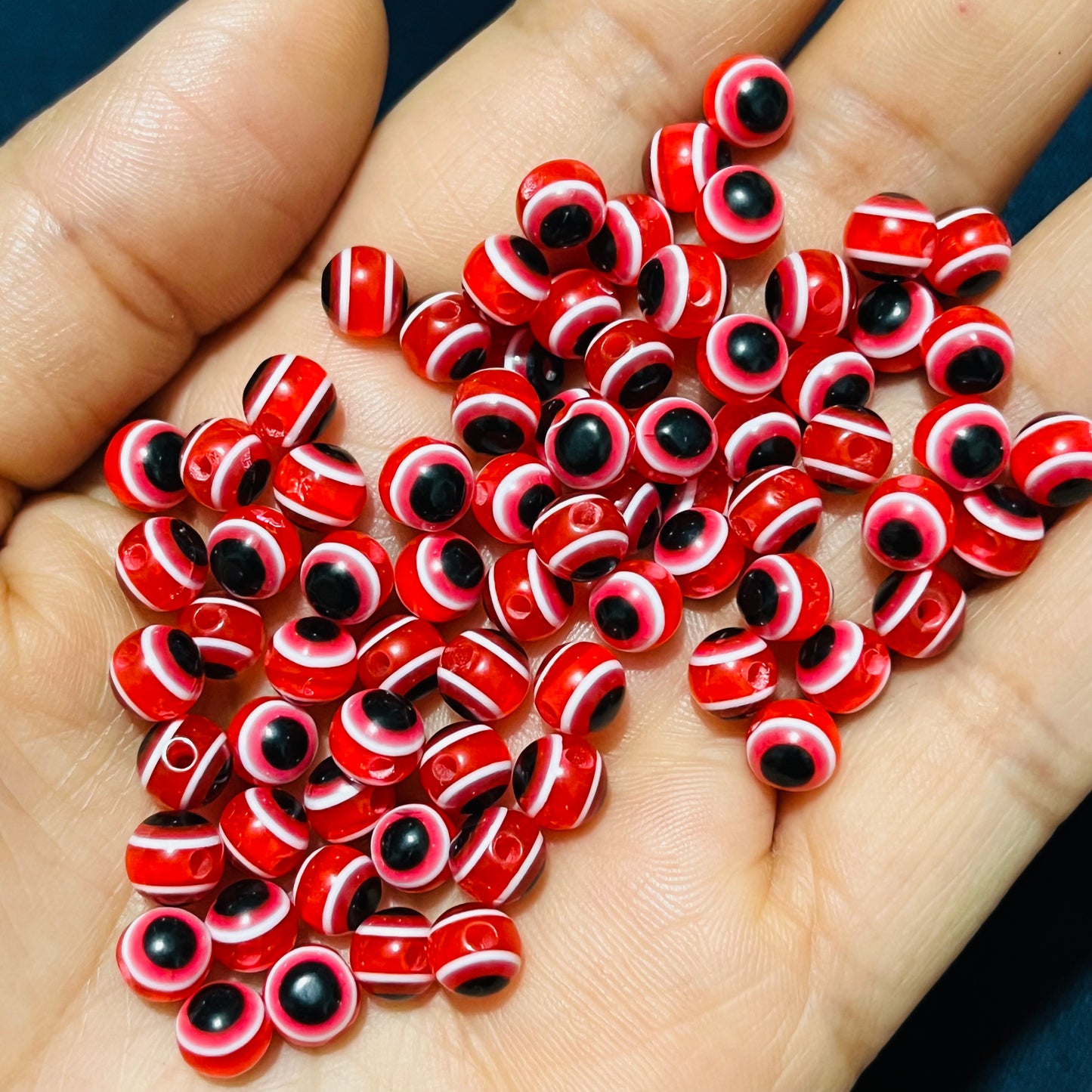 Ojitos turcos redondos del #6, ojitos turcos de colores