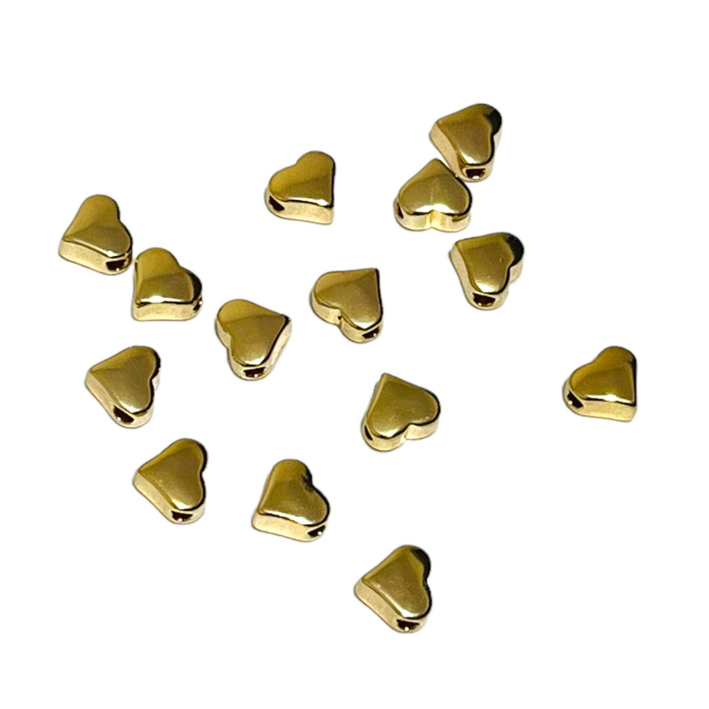 Corazón mini de Chapa de oro