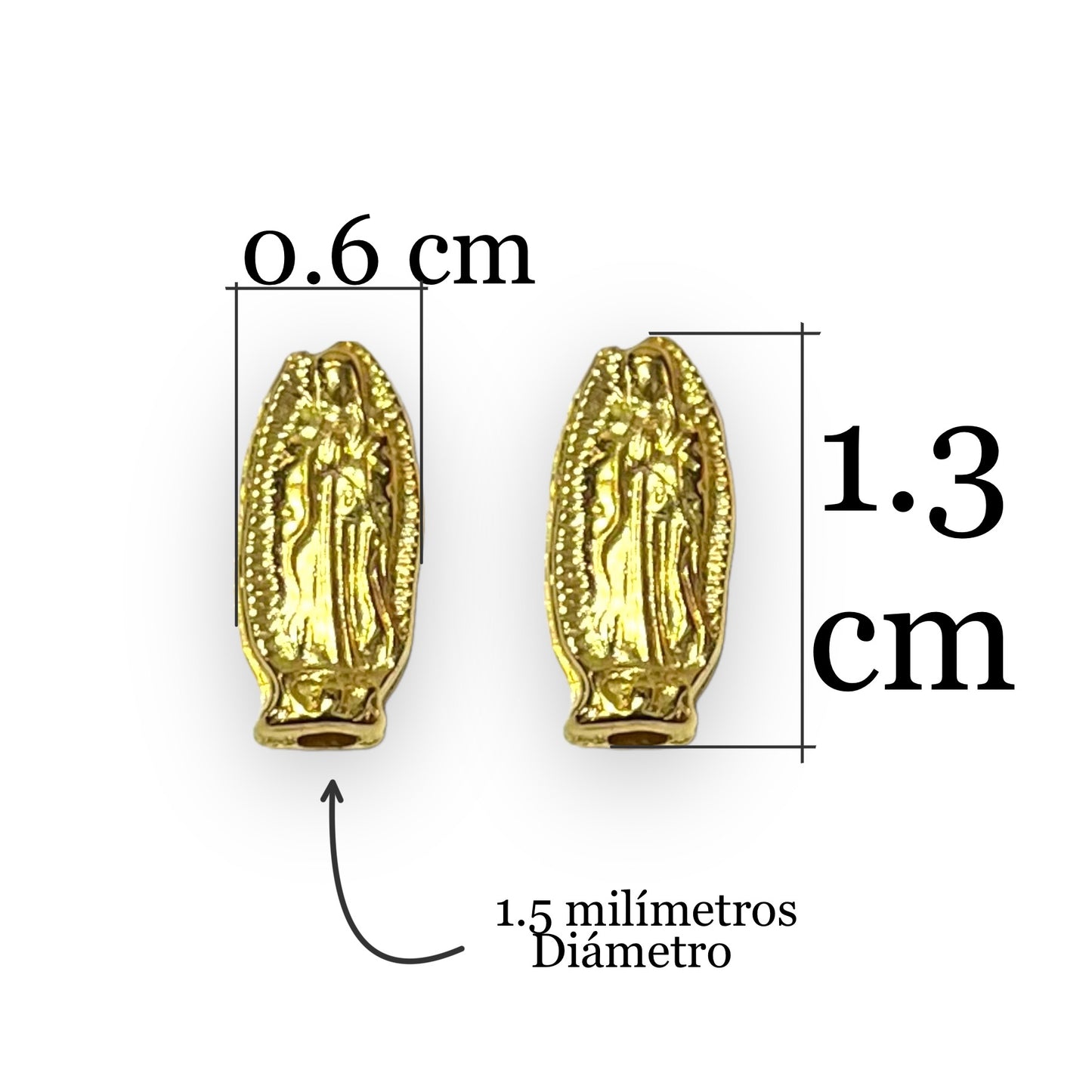 50 pz dije Virgen de Guadalupe