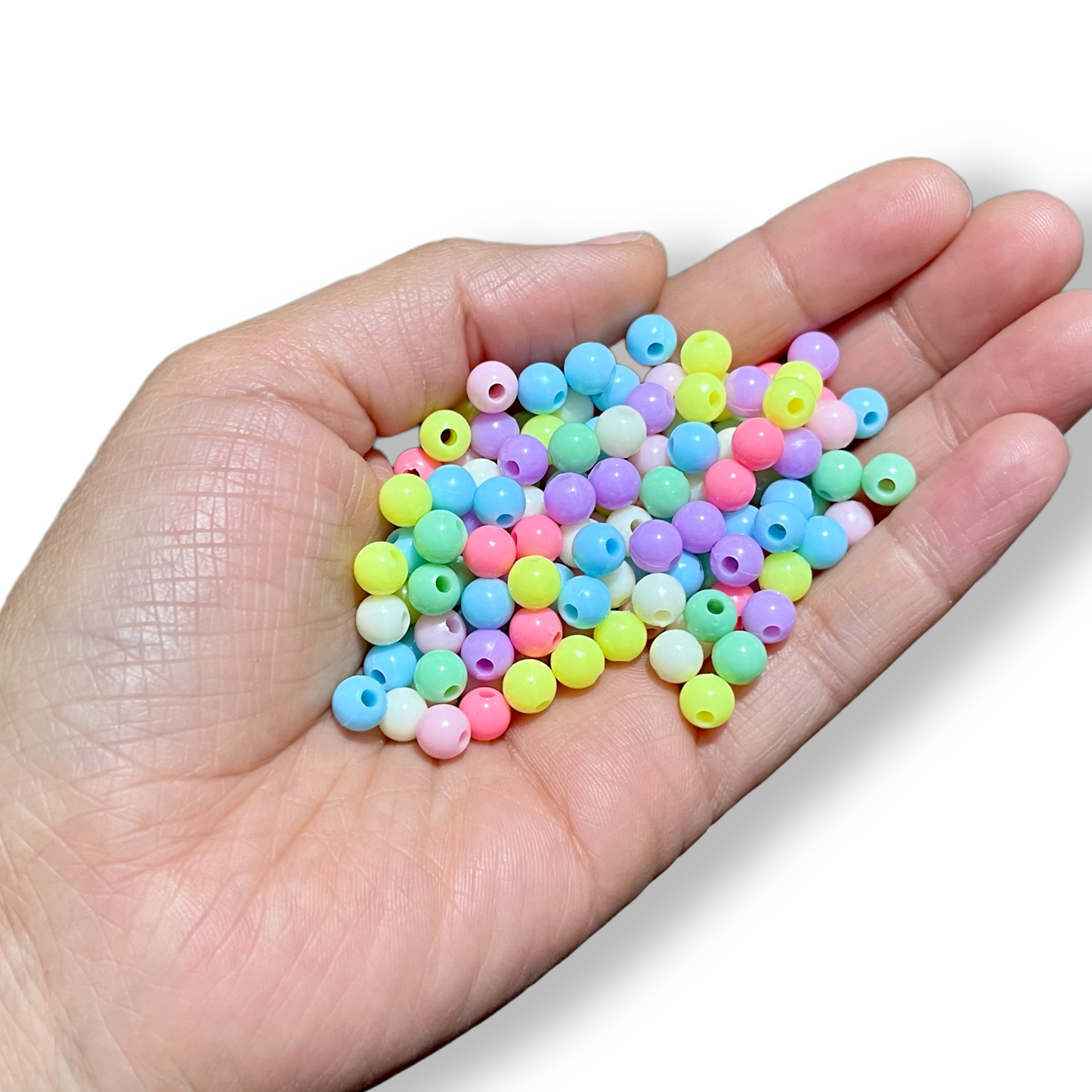 100 bolitas de colores pastel #6