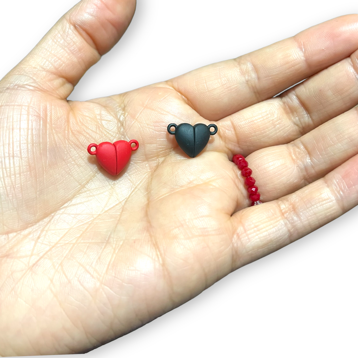 Dije corazón de iman, dije para bisutería