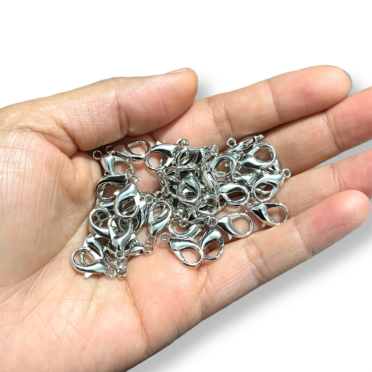 50 piezas de pericos, broches para bisutería, broche langosta, broche metálico
