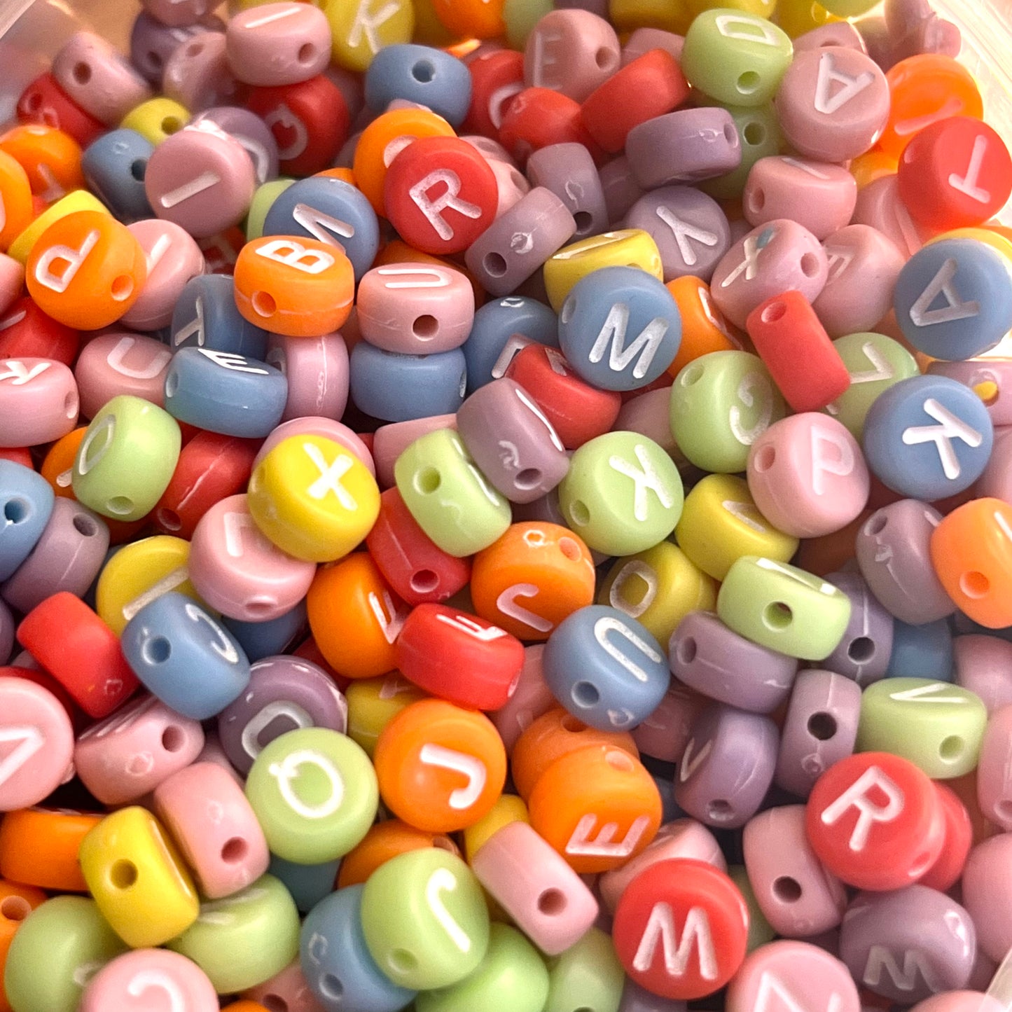 250 gr letras colores mix