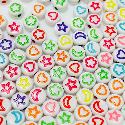 50 figurita mix cuentas para pulseras