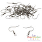 100pz Arillo Africano de Acero Inoxidable | Gancho para Aretes 2 cm | para Bisutería Profesional