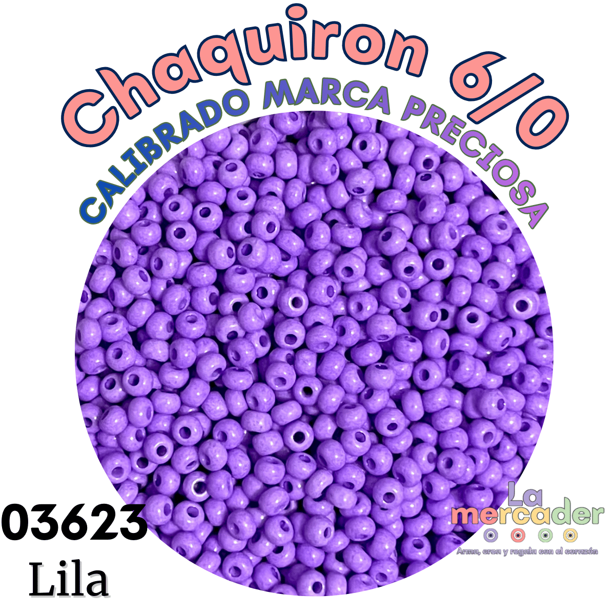 10 gramos de Chaquirón Calibrado 6/0 Marca Preciosa