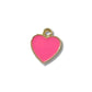 1 Dije Corazón Esmaltado Chapa de Oro