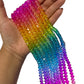 1 Mazo (10 tiras) Cristal Dona Checo 8mm