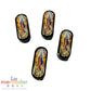 4 piezas Cuenta de Madera Virgen Desatadora de Nudos con Resina Doble Vista 25mm |para Rosarios y Bisutería Religiosa