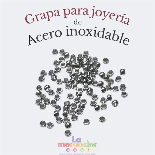 100 pz Grapa 2.0 mm Acero Inoxidable- Remache
