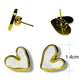 1par Aretes Acero Inoxidable